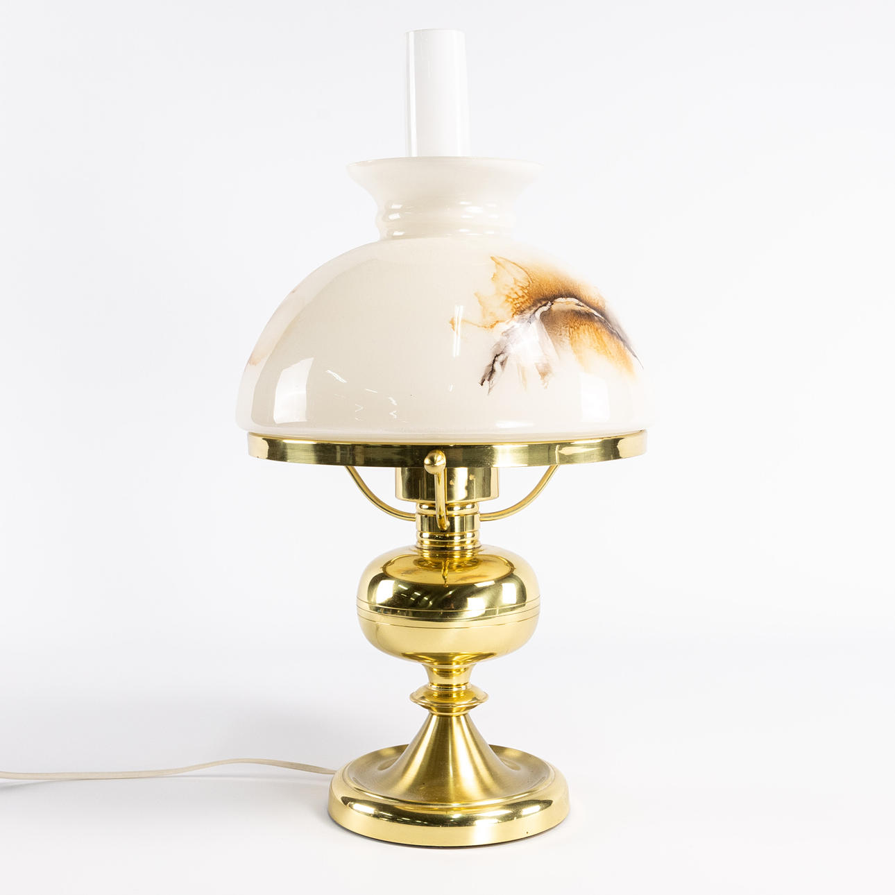 TABLE LAMP. Brass, EWÅ.