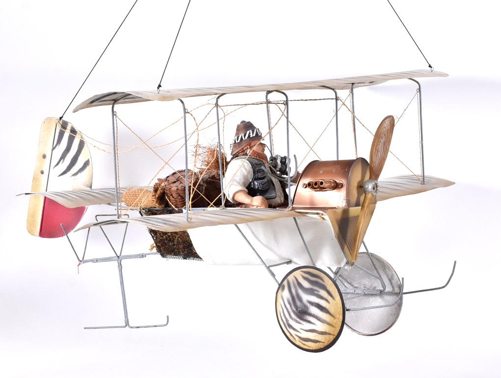 AIRPLANE/MOBILE, metal, contemporary.