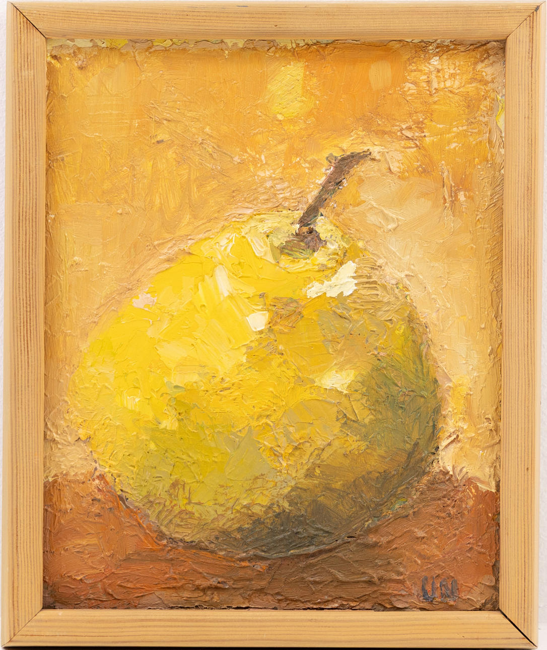 ULLA NORDENFELT. oil on panel, monogram signed.