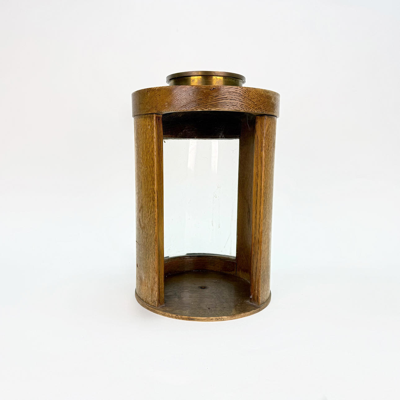 LANTERN HOUSES/LANTERN - Teak and brass.