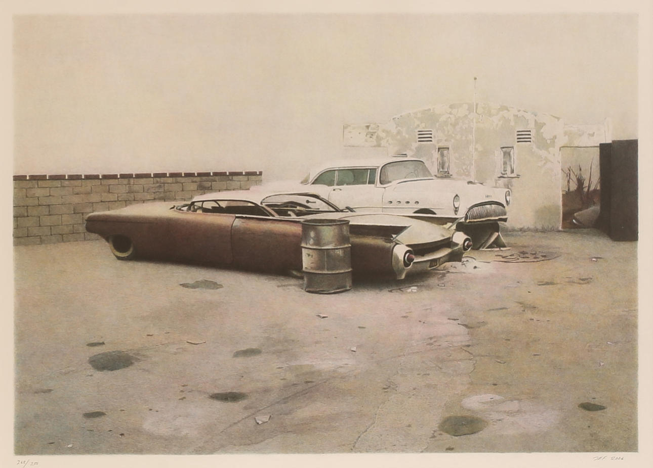 JOHN-ERIK FRANZÉN. Colour lithograph, signed, dated 2006. 268/280.