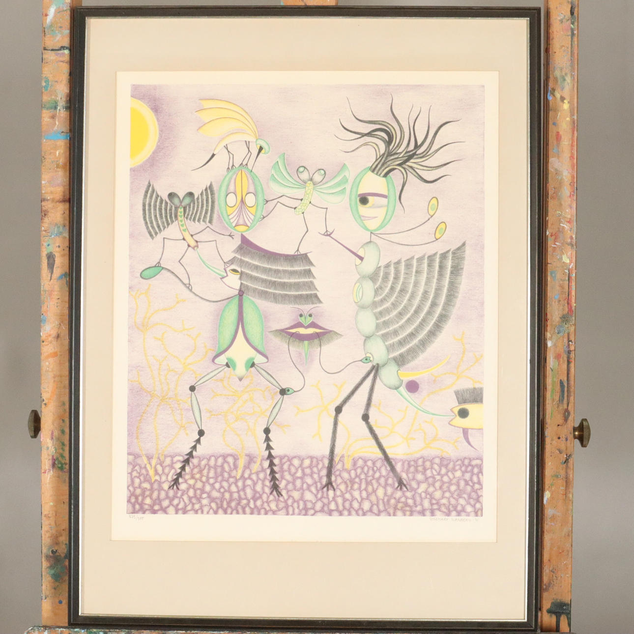 ROSEMARY SVANBERG. LITHOGRAPHY, signed, dated and numbered.