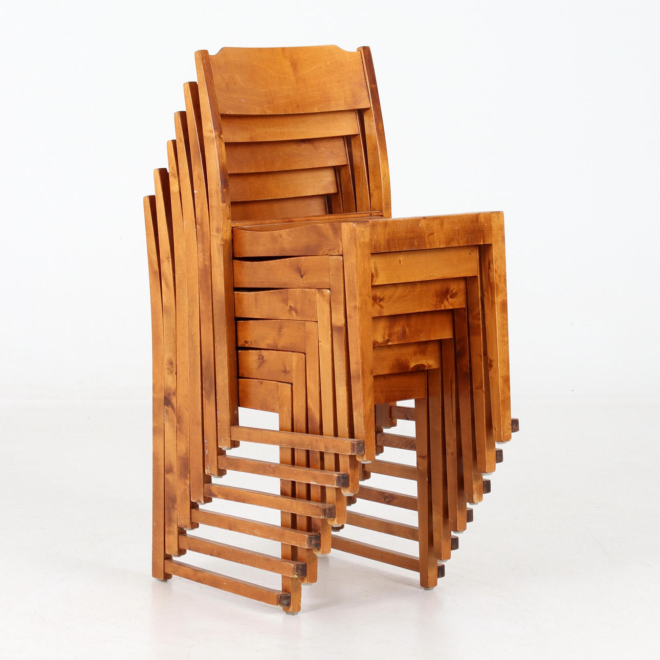 CHAIRS, 6 pcs, Orchestra model, stackable.