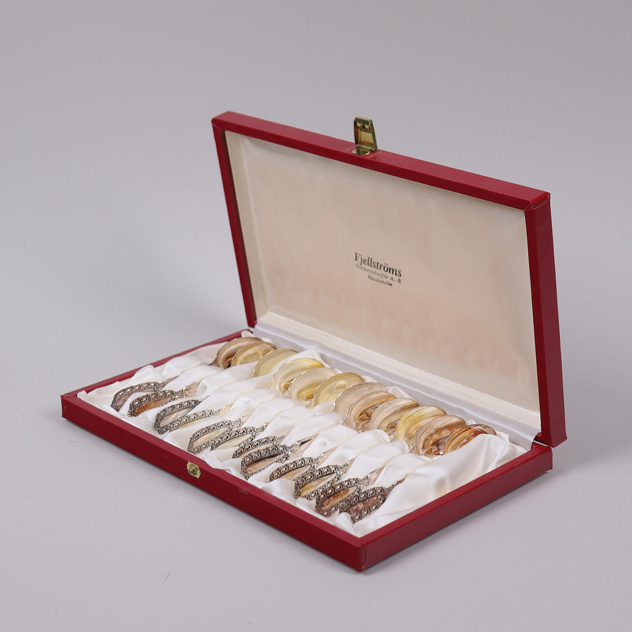 TEASPOONS, "Carmen", silver, 12 pcs.