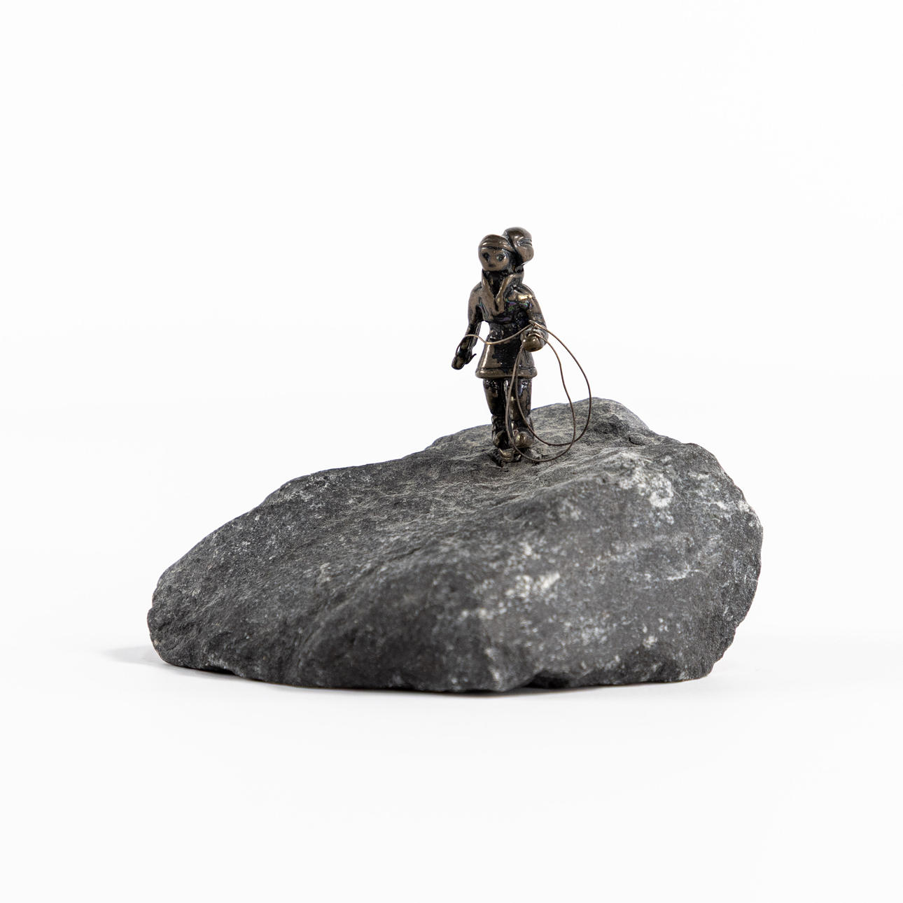 SCULPTURE. Sami, silver and stone.