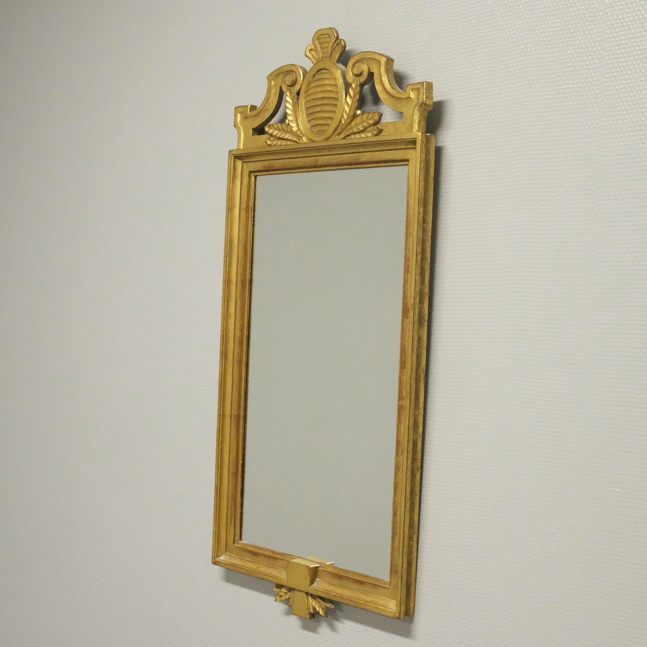 MIRROR, GUSTAVIAN STYLE, GILT.