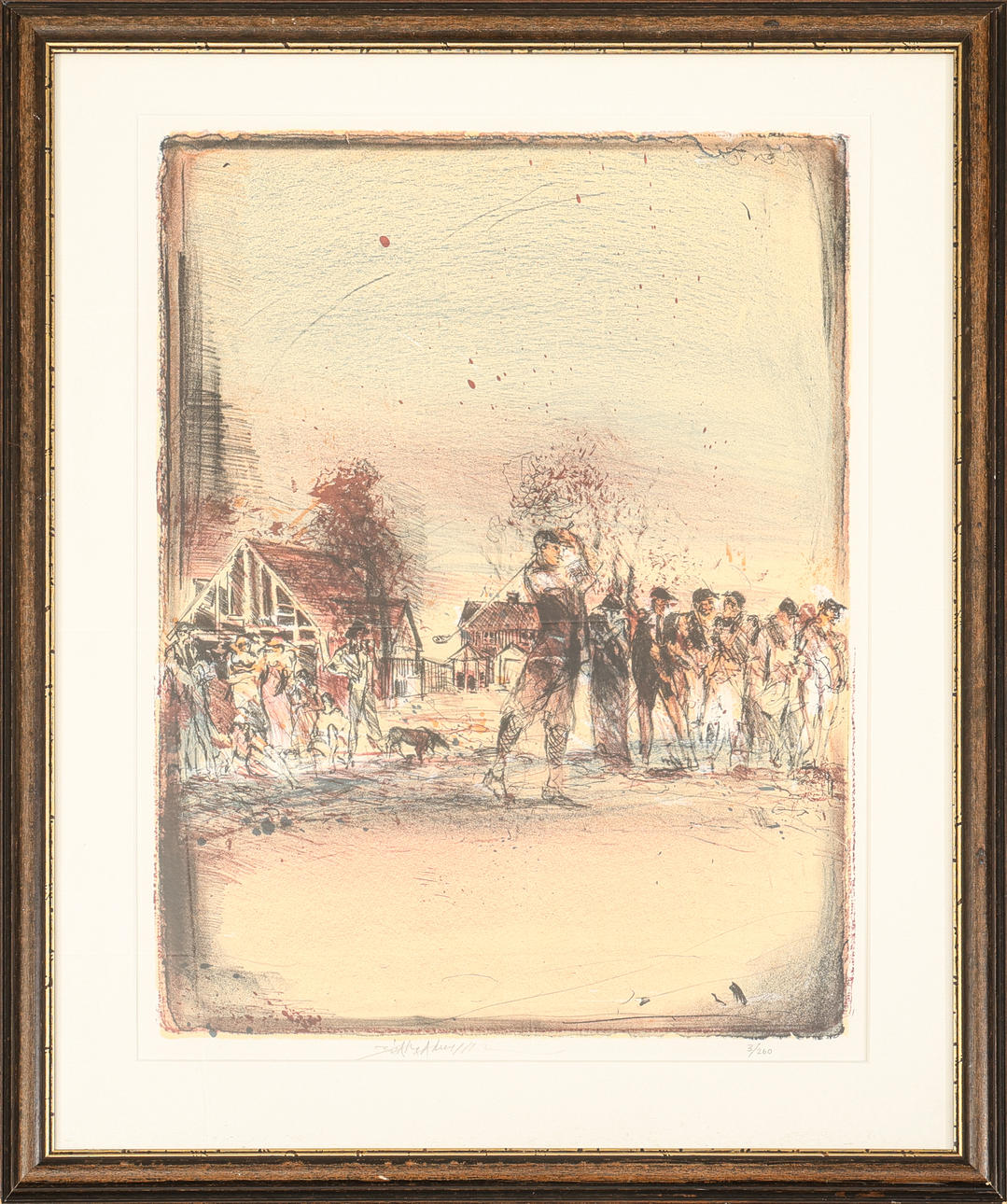 BO ÅKE ADAMSSON. Lithograph, signed, numbered 3/260.