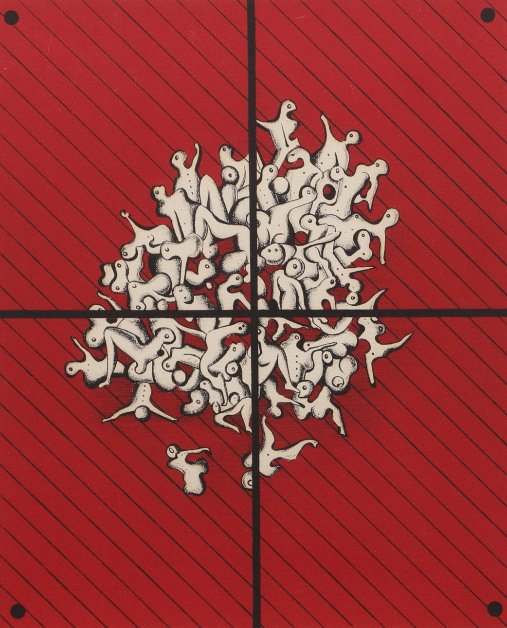 UNO SVENSSON. Composition, lithograph, signed, numbered and dated -74.