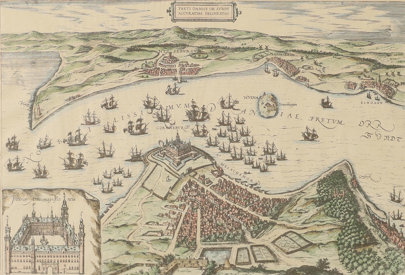 MAP, Öresund, print after an older original.