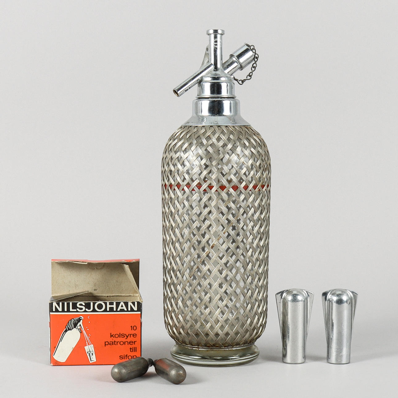 SIPHON 1960s, with cartridges.