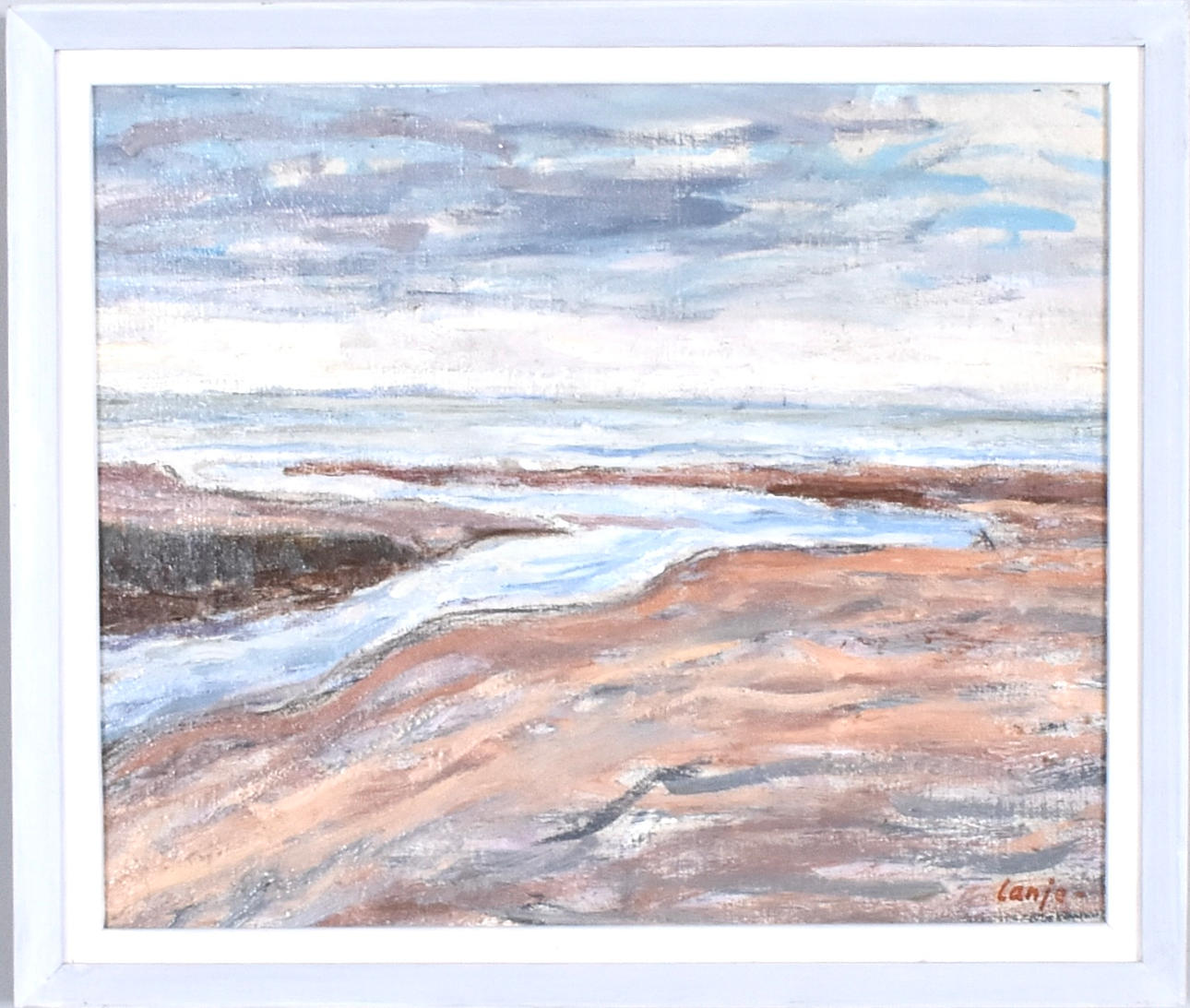 VIKING LANJE. Oil on panel.