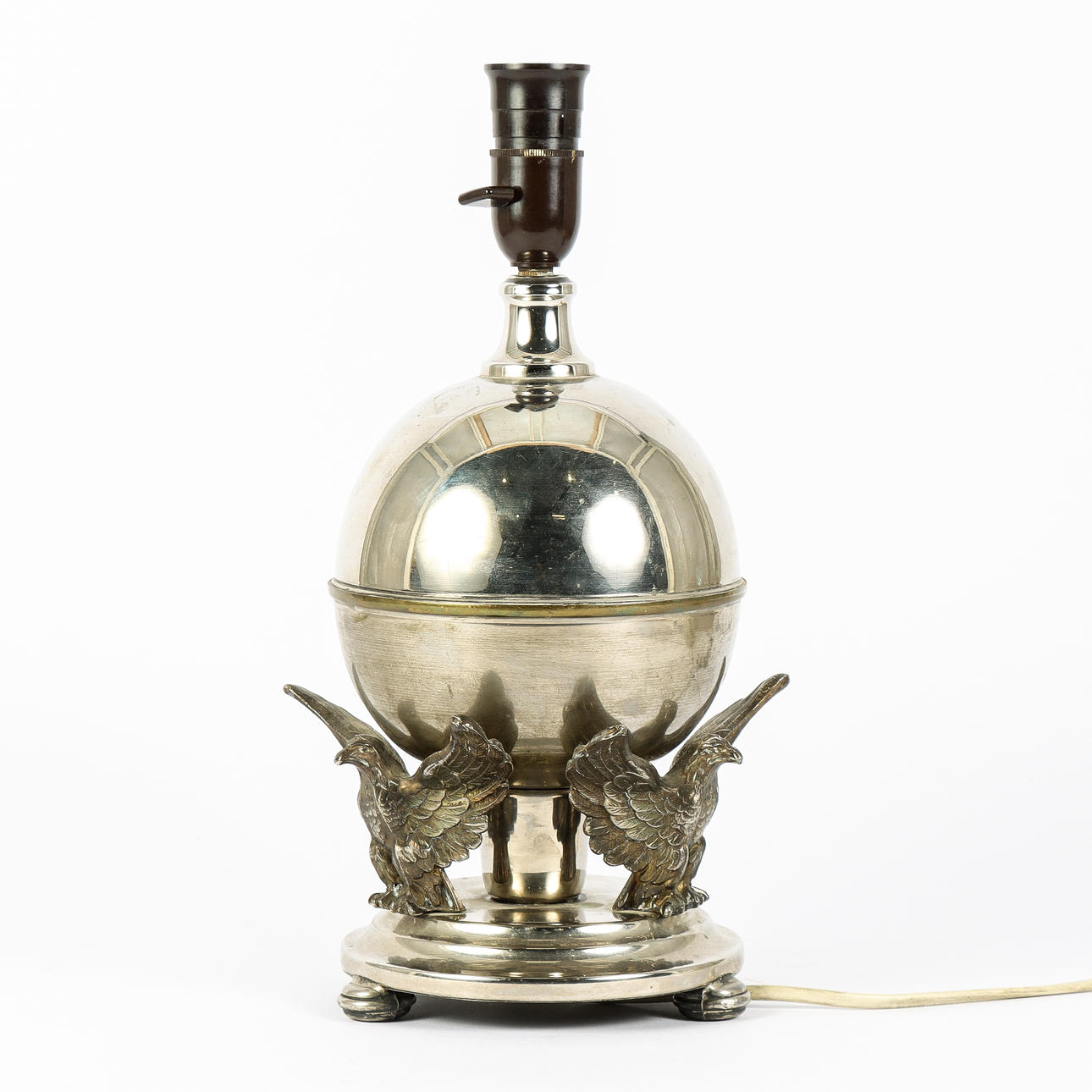 TABLE LAMP metal, 1930s/40s.