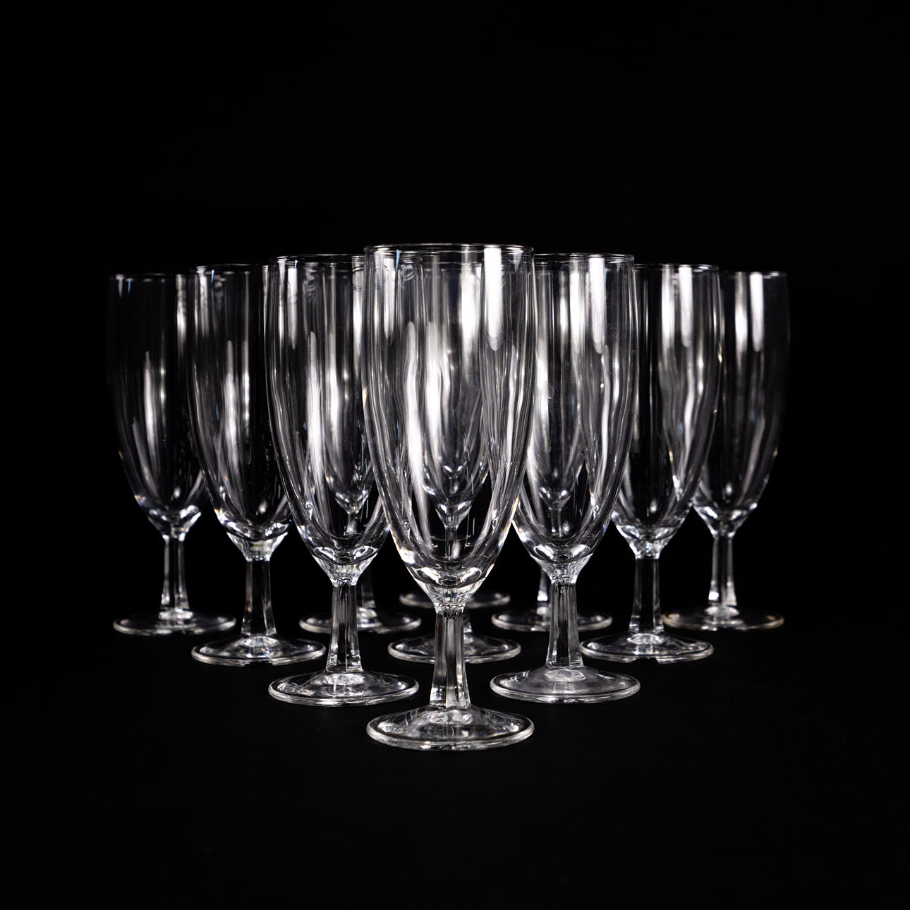 CHAMPAGNEGLAS. 11 st.