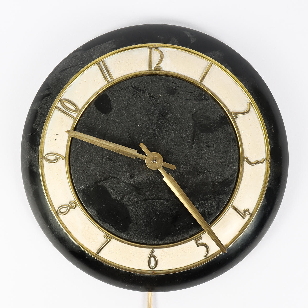 WALL CLOCK electric, sheet metal.