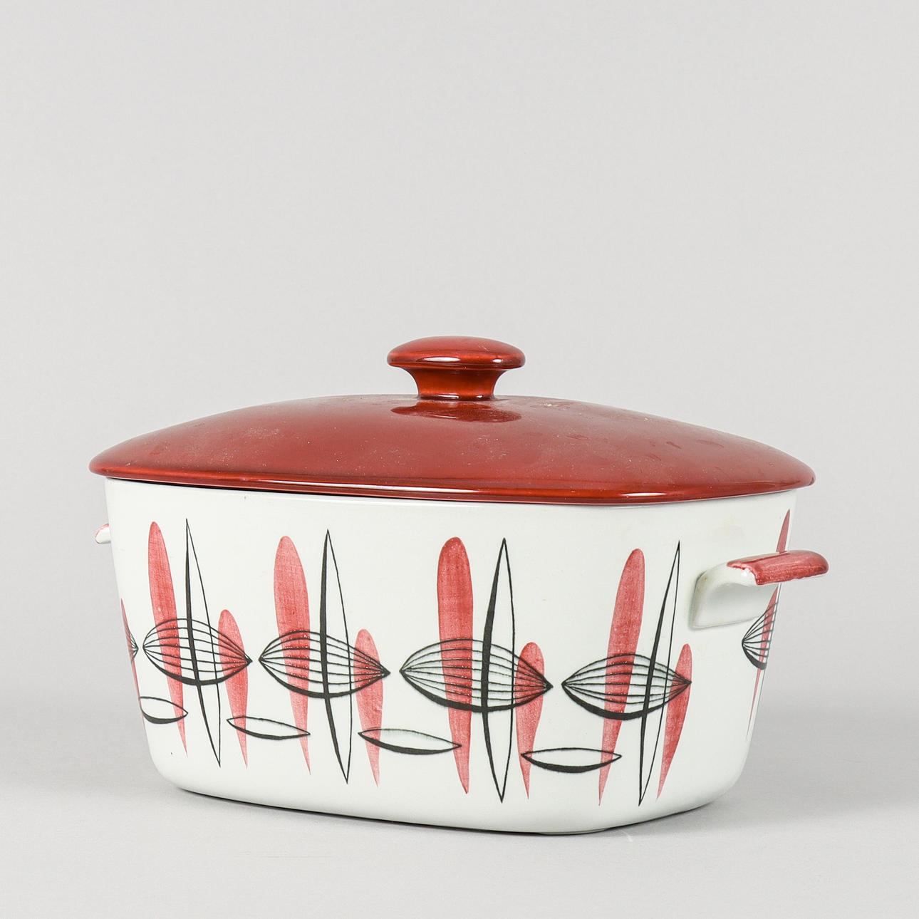 CASSEROLE with lid, Rörstrand, Ellips.