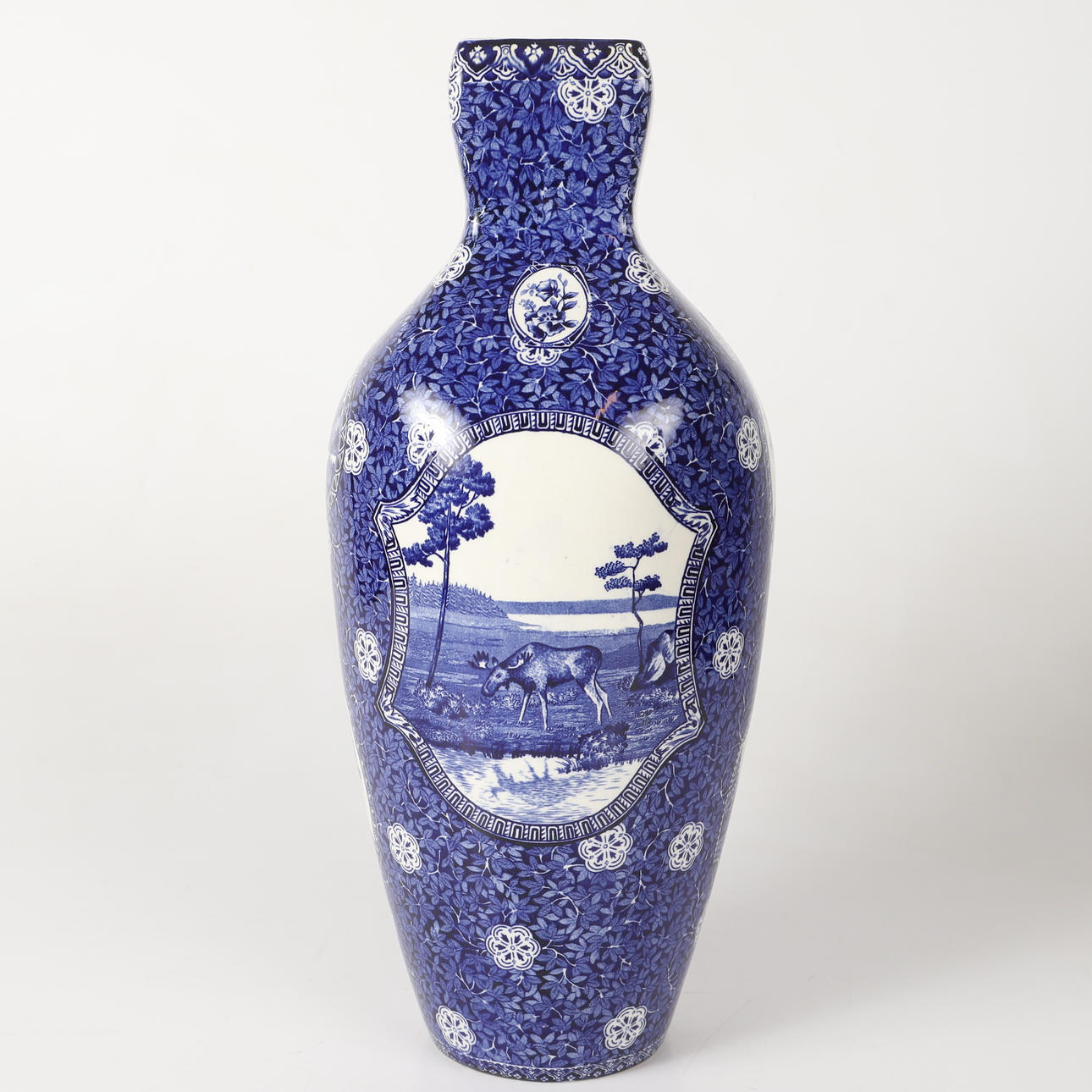 VASE, earthenware, Rörstrand, 19th/20th century.