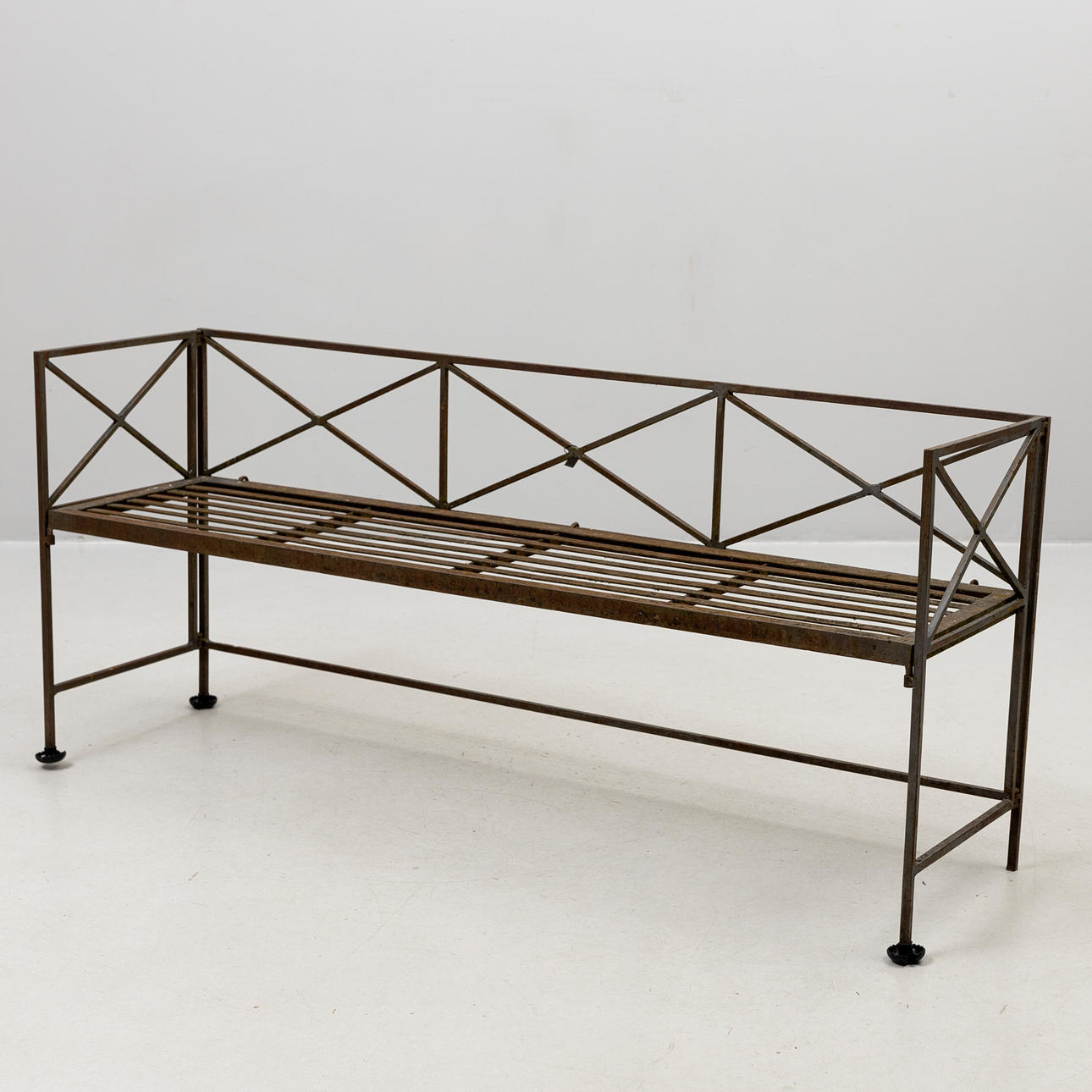 GARDEN BENCH, iron, foldable, SIA Collection.