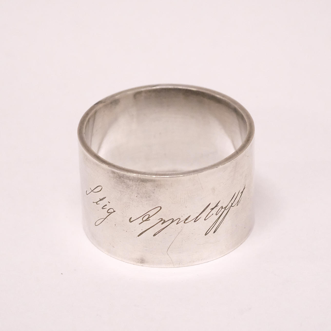 WIWEN NILSSON. NAPKIN RING, SILVER.