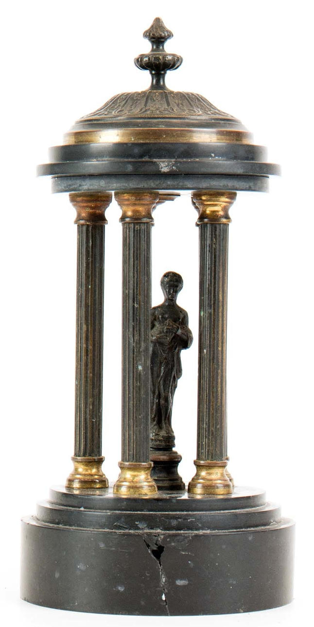 Bordsdekoration, paviljong, omkring 1800.