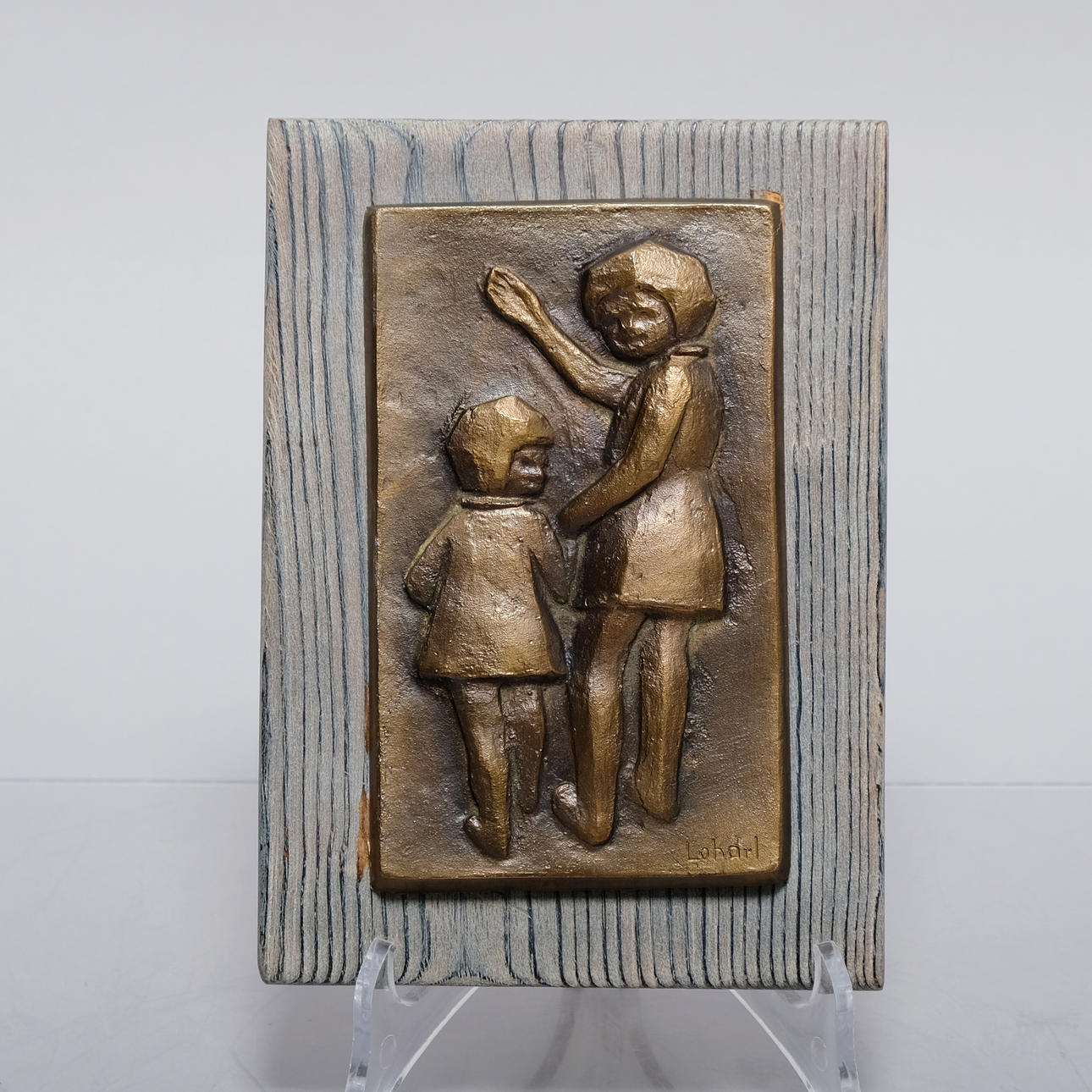 LORENTZ HARTMAN. Wall relief, signed, "Hej då" numbered 2/2.