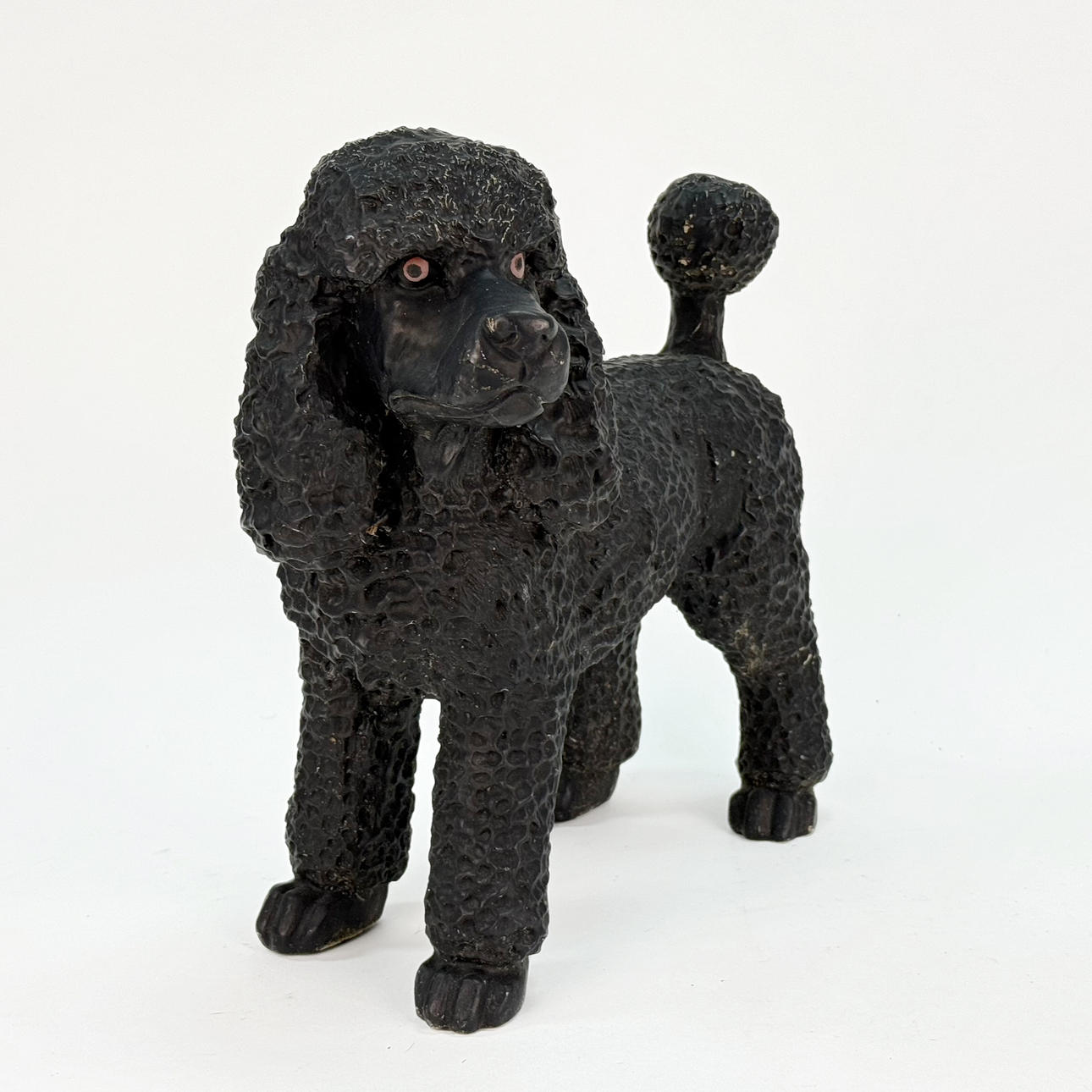 BLACK POODLE, composition, 20th century.