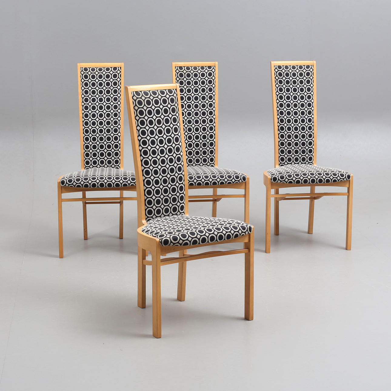 CHAIRS, 6 pcs, late 20th century.