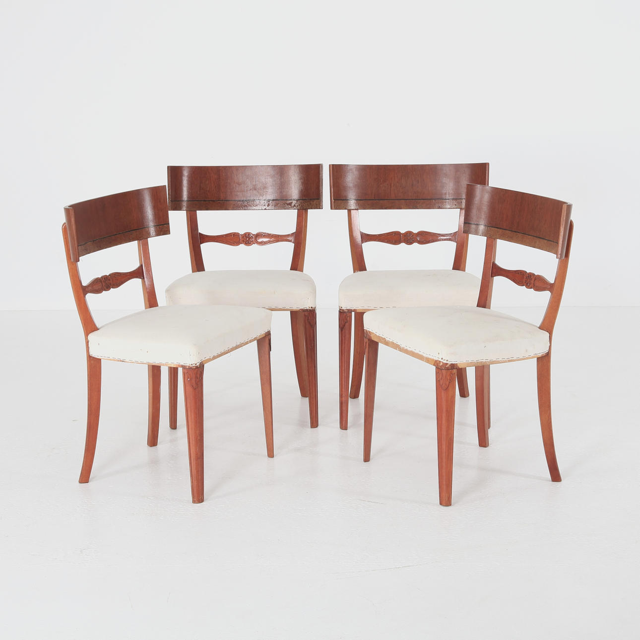CHAIRS, 4 pcs, Sweden 1930s.
