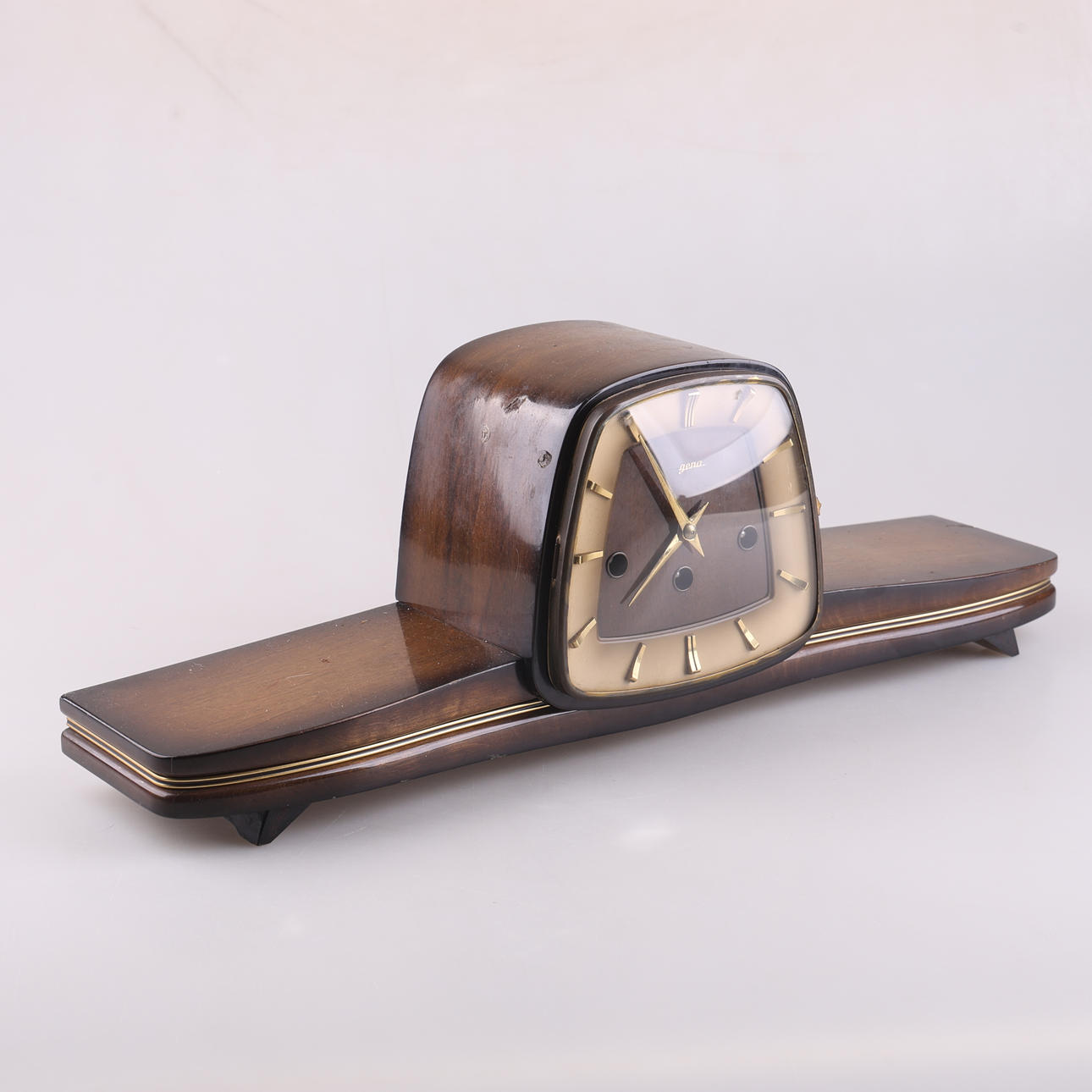 TABLE CLOCK, Gena, mid-20th century.