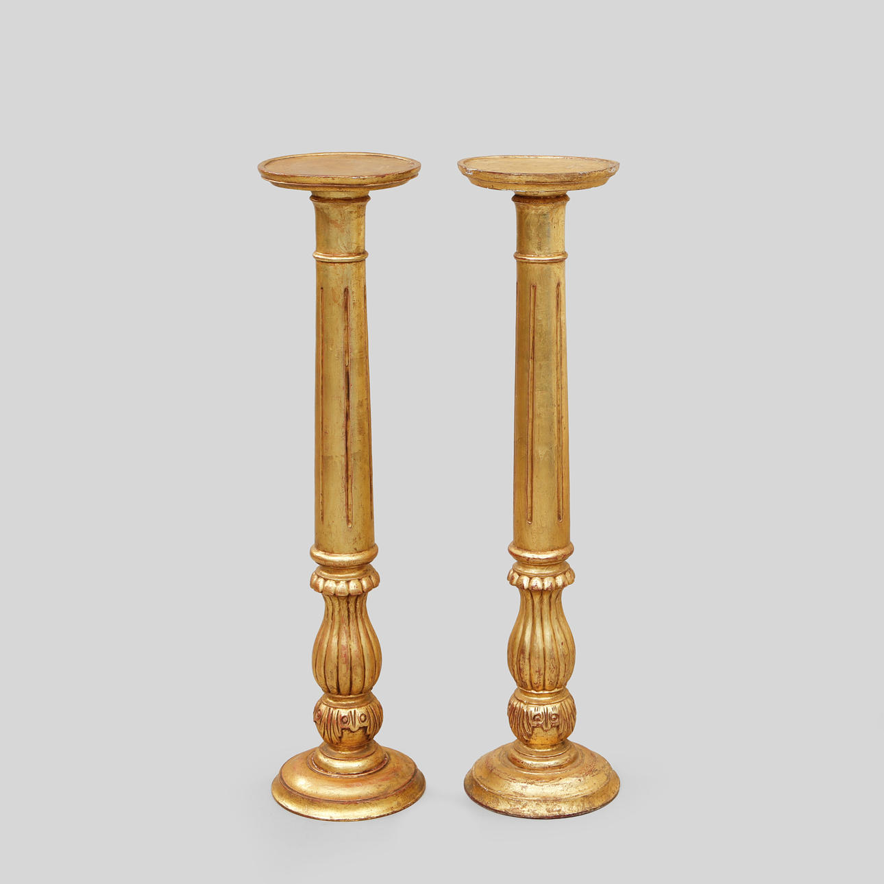 PEDESTALS, a pair, 19th/20th century.