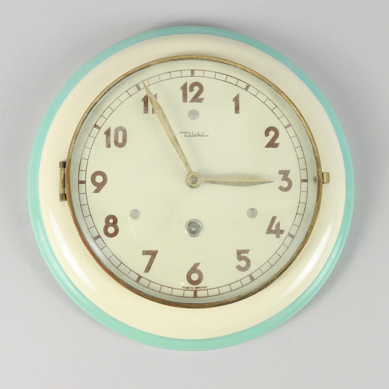WALL CLOCK metal, Diehl.