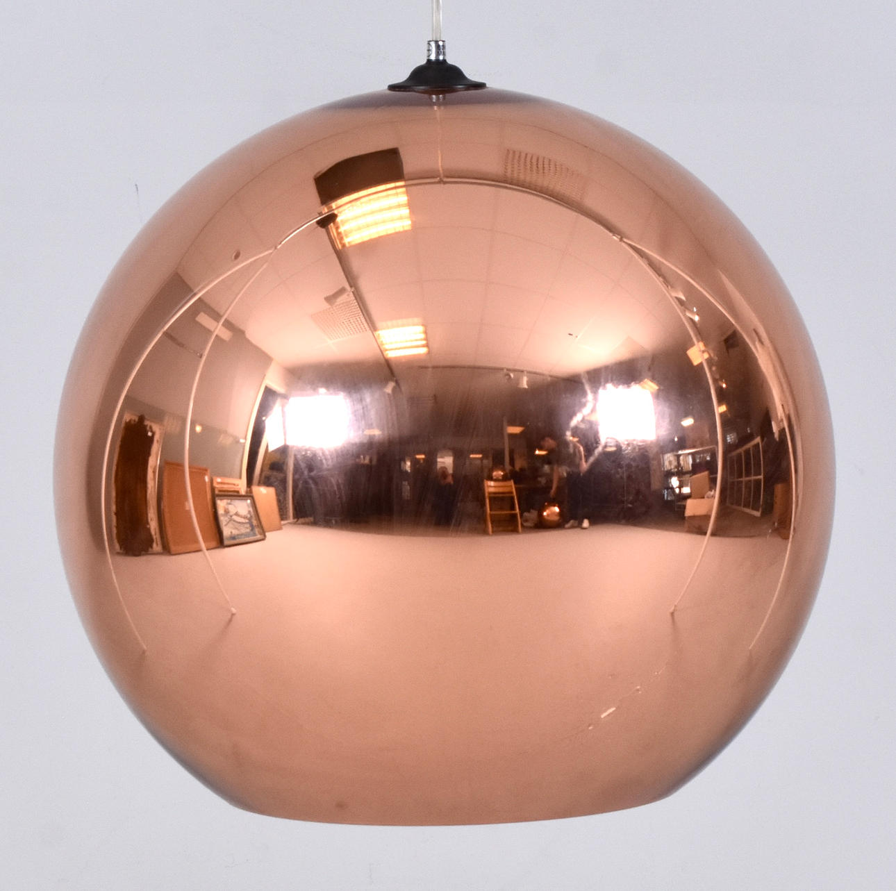 TOM DIXON. Ceiling lamp ''COPPER ROUND''.