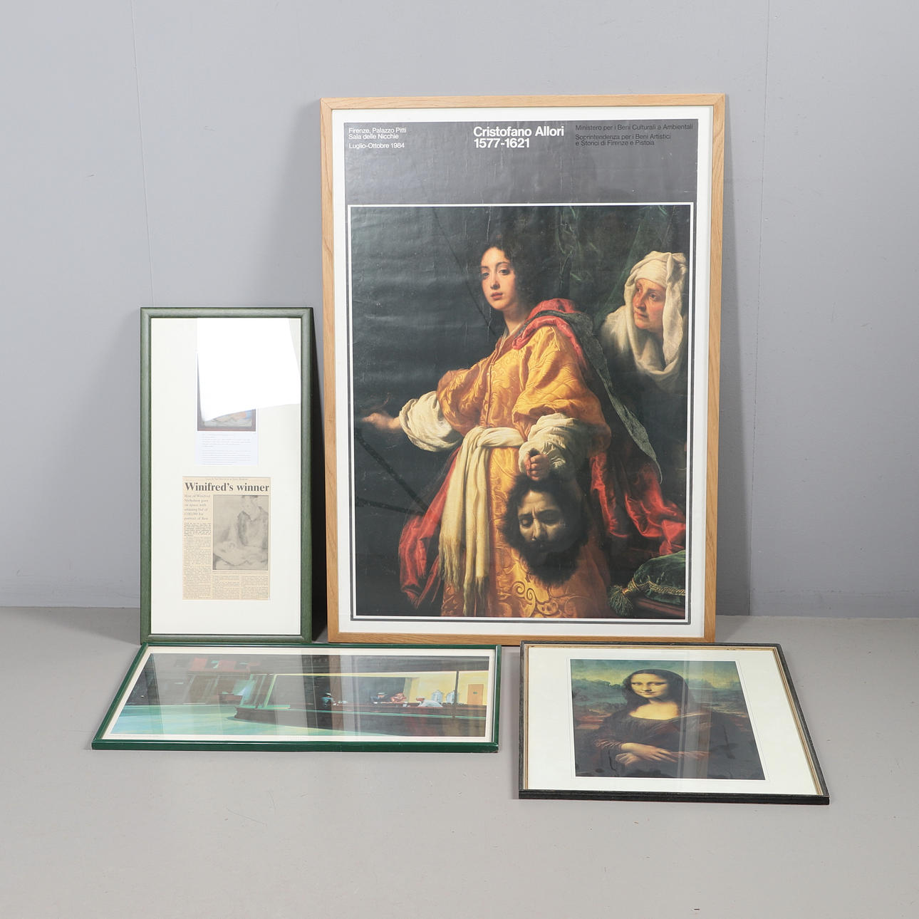 A GALLERY POSTER AND THREE OTHERS.