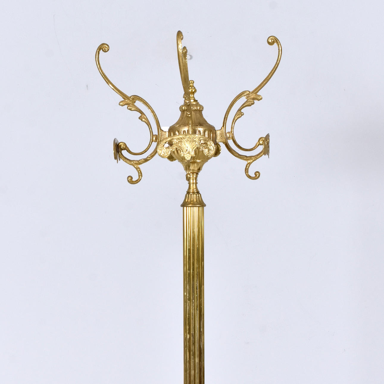 COAT STAND, brass.