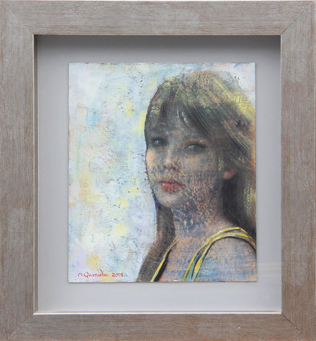 MIKAEL QUARSEBO. OIL, on panel, signed.