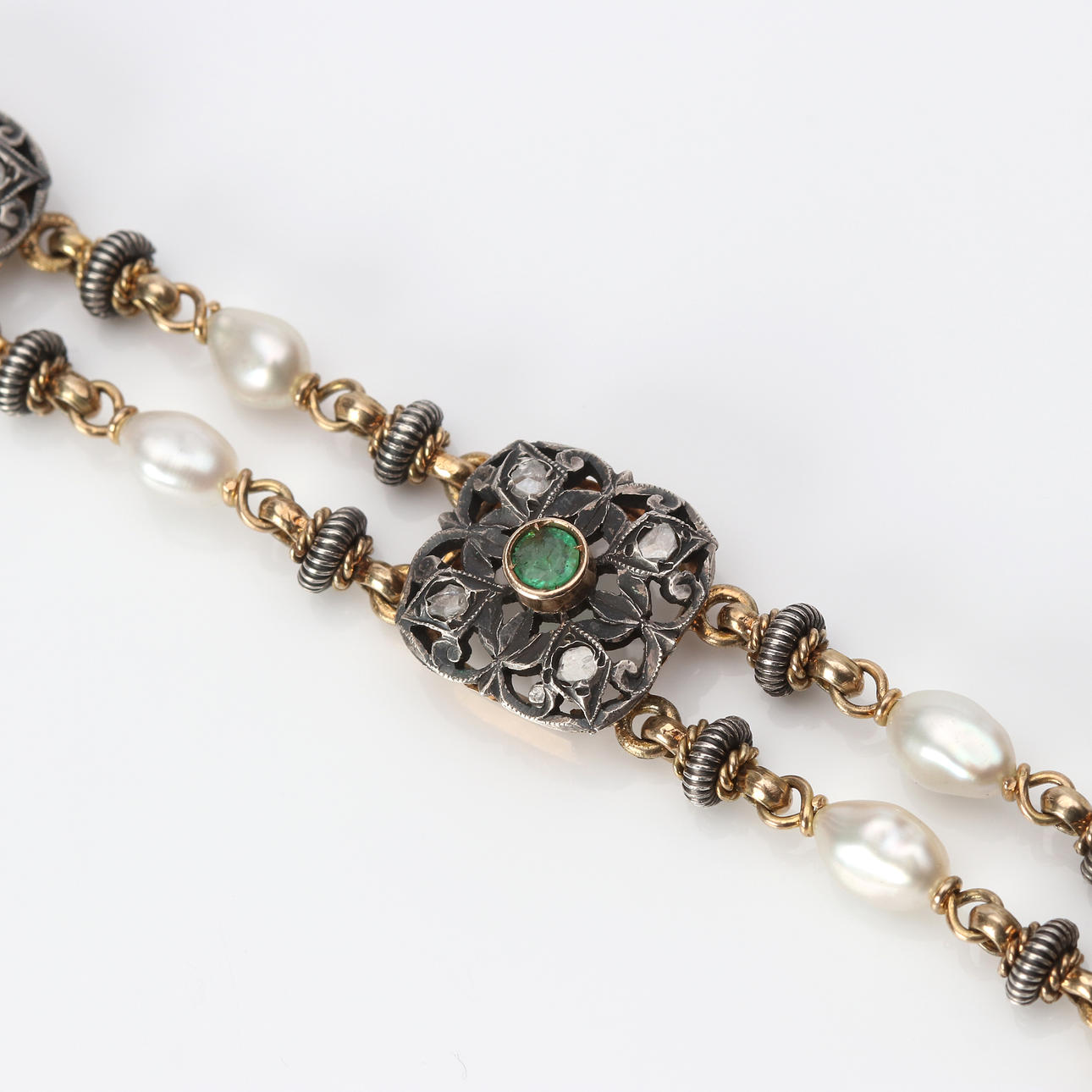 BRACELET 18K, SILVER 26.0 g.