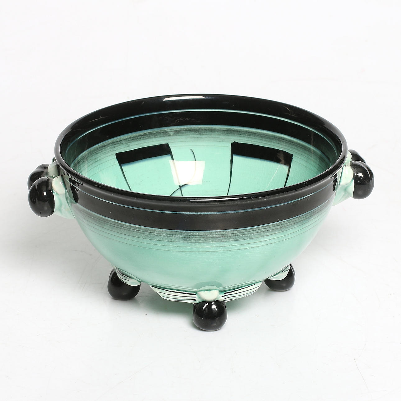 SKÅL, flintgods, Ilse Claeson, Rörstrand. 1930-tal.