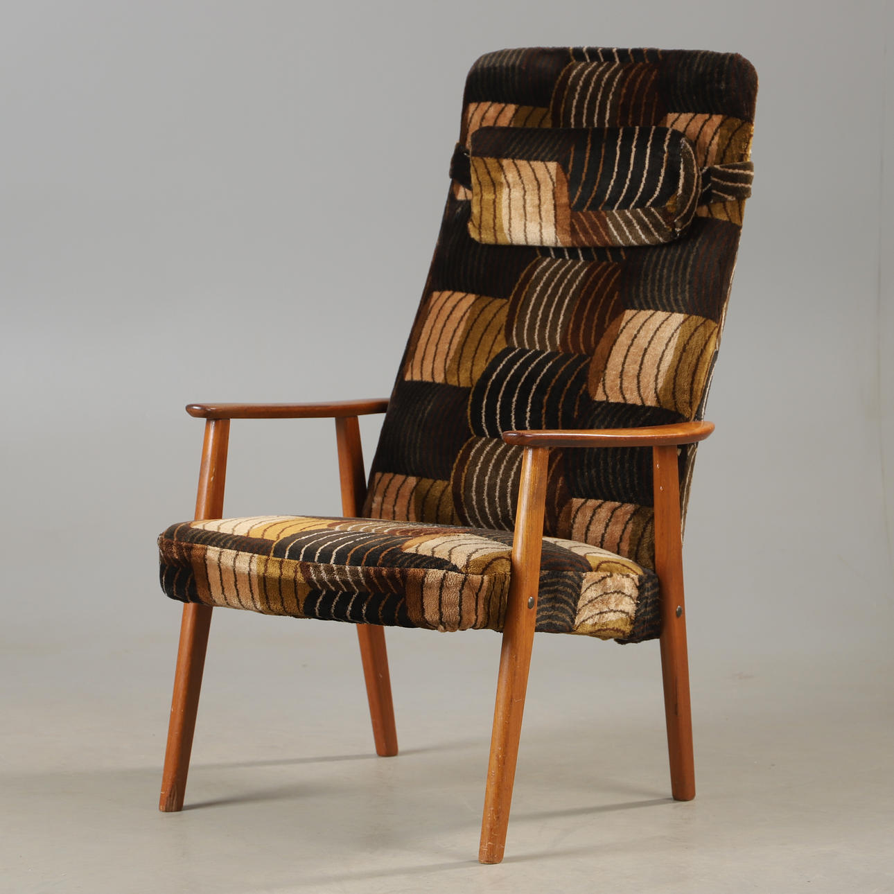 FÅTÖLJ, teak, 1900-talets mitt.