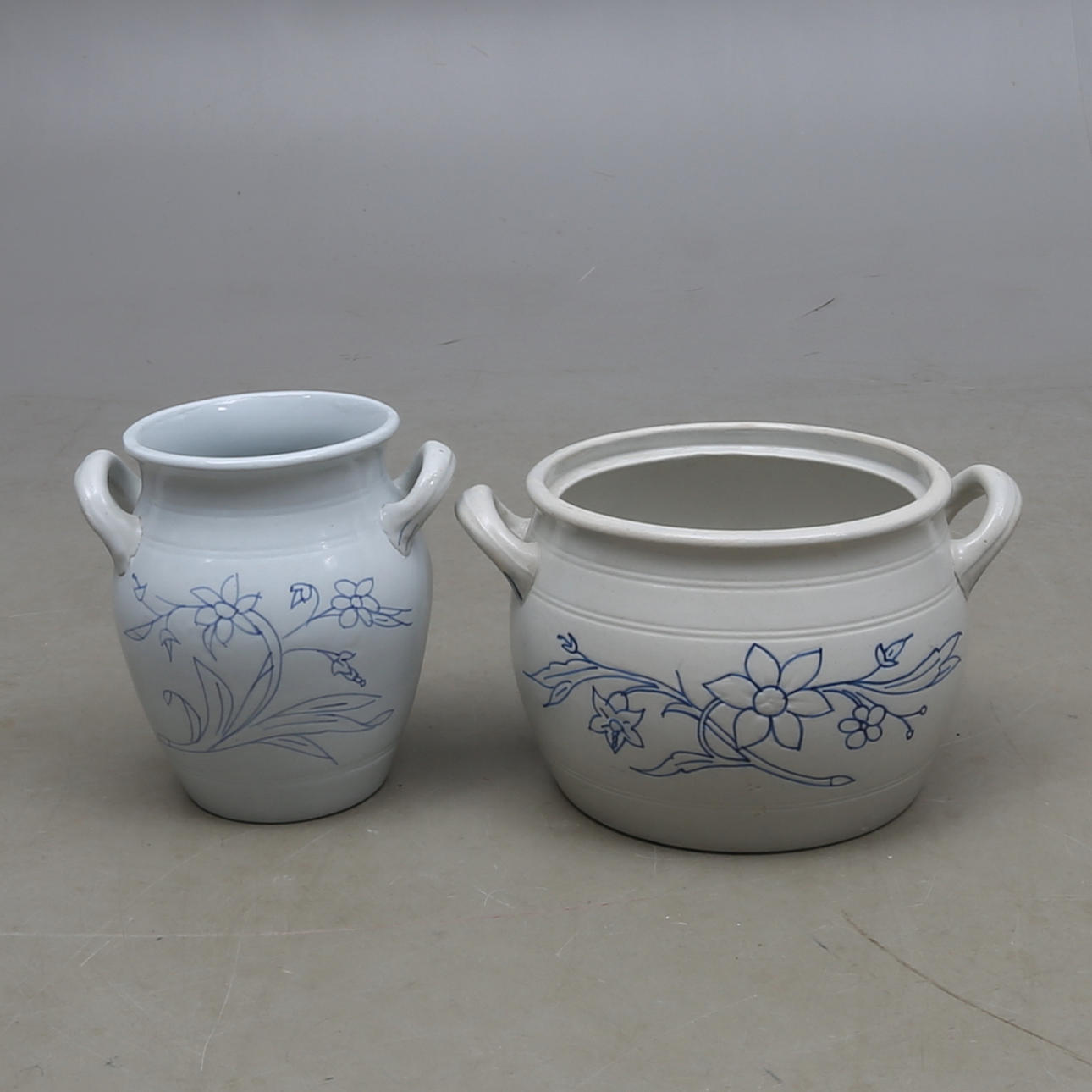 SYLTKRUS, 2 st, keramik, Rörstrand, tidigt 1900-tal.