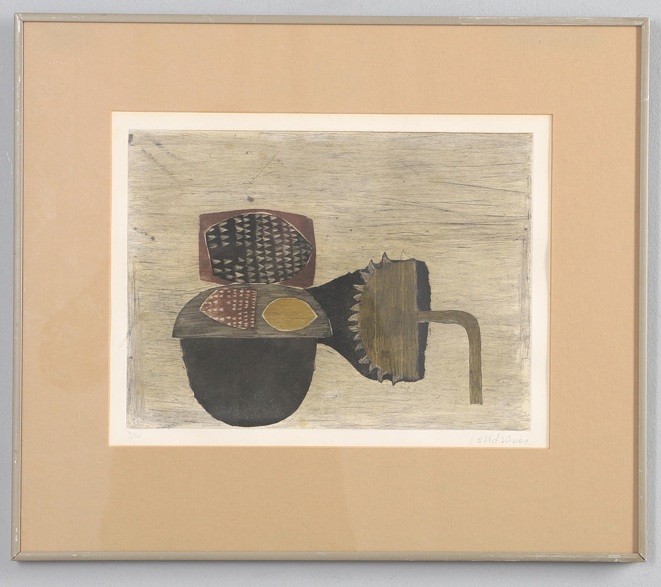 BRIGITTE COUDRAIN (FRENCH B. 1934). FLORAL STUDY.