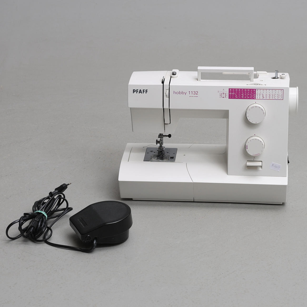 SYMASKIN, Pfaff Hobby 1132.