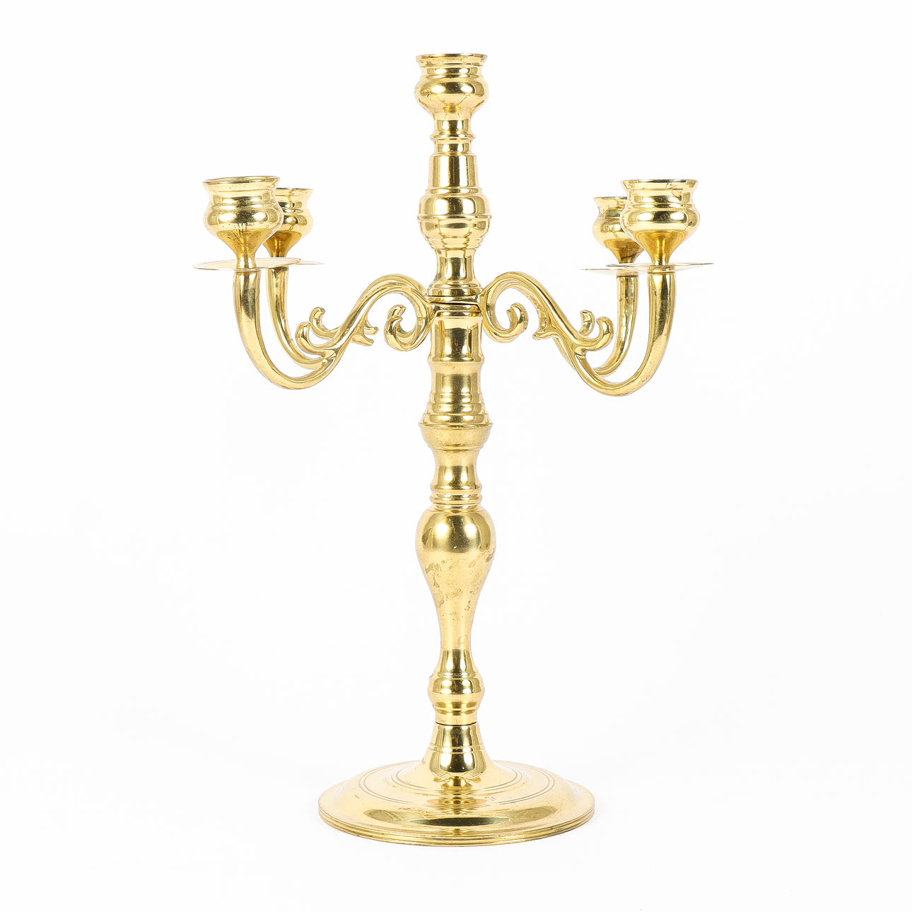 CANDELABRUM brass, Scandia Present.