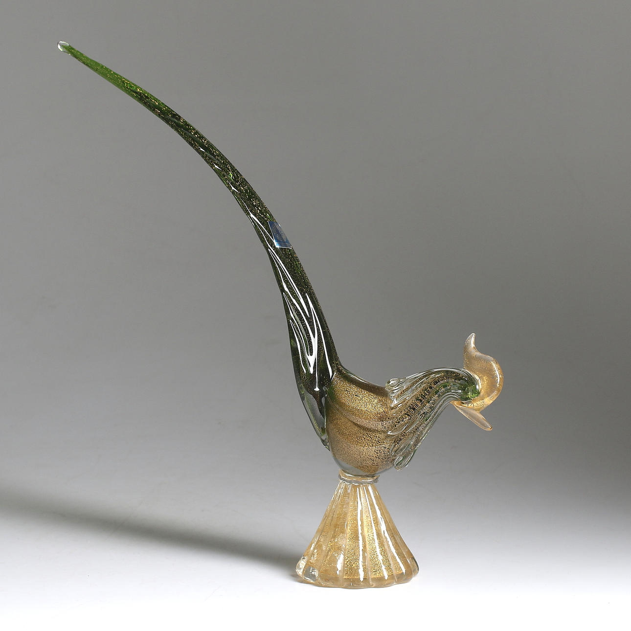 FIGURIN, glas, fasantupp, Murano, Italien, 1900-talets mitt.