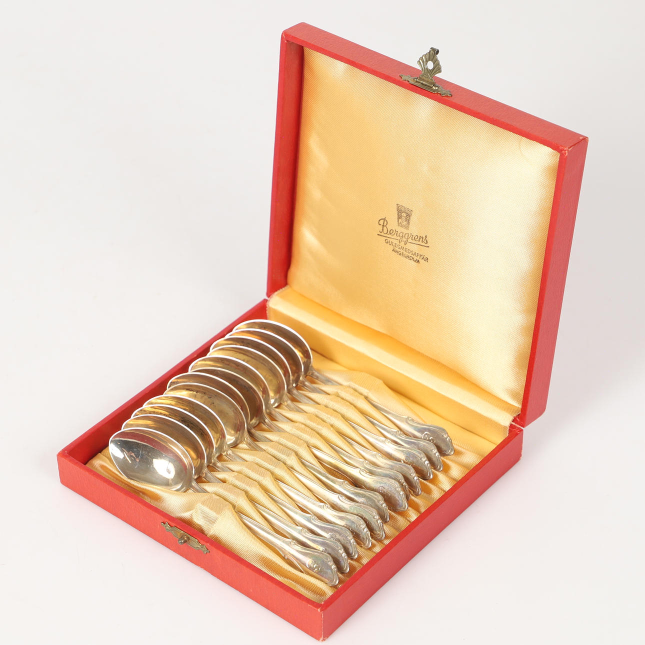 COFFEE SPOONS, 12 pieces, silver, 1954.