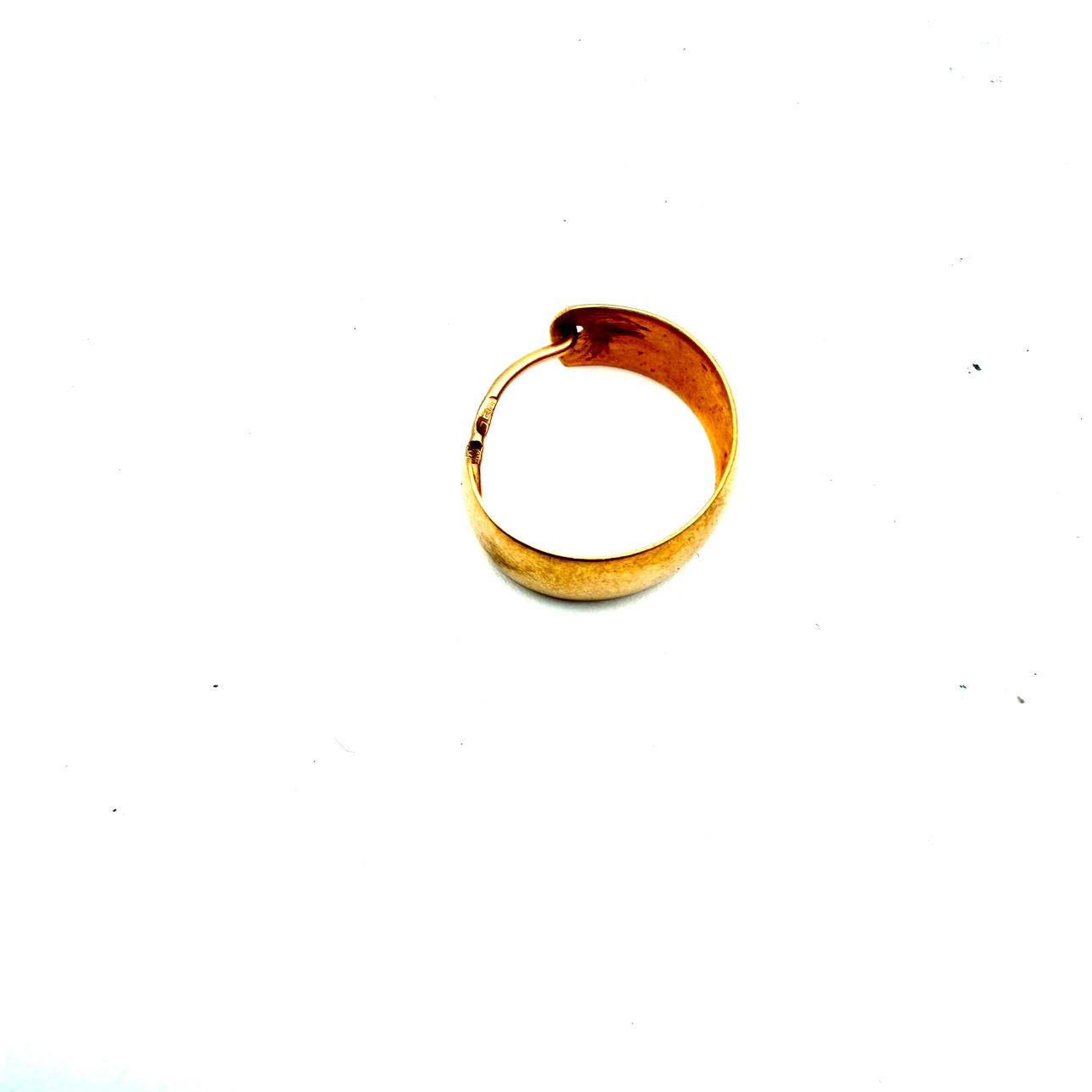 EARRING, 18k gold, weight approx. 0.95 g.