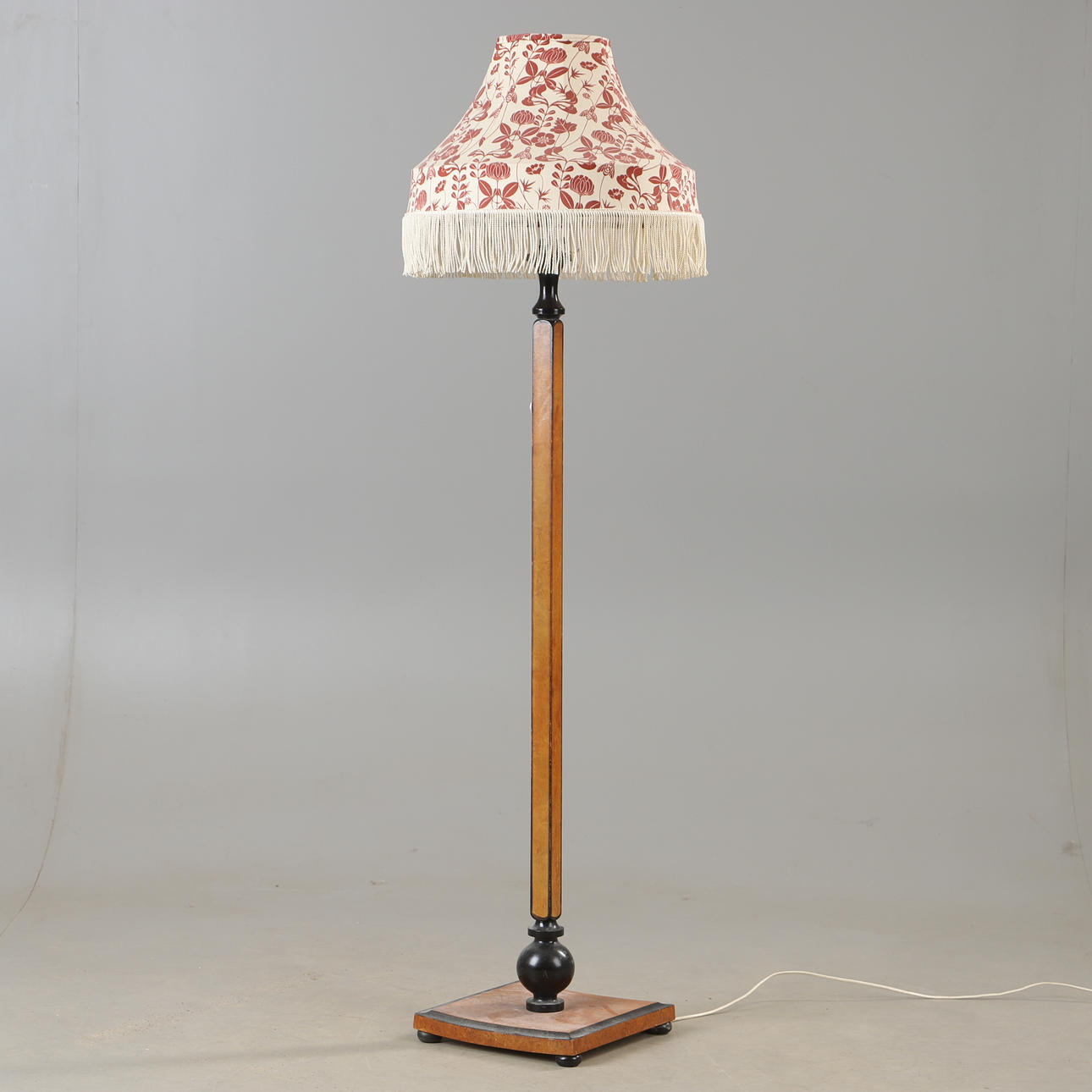 FLOOR LAMP, birch, Art Deco.