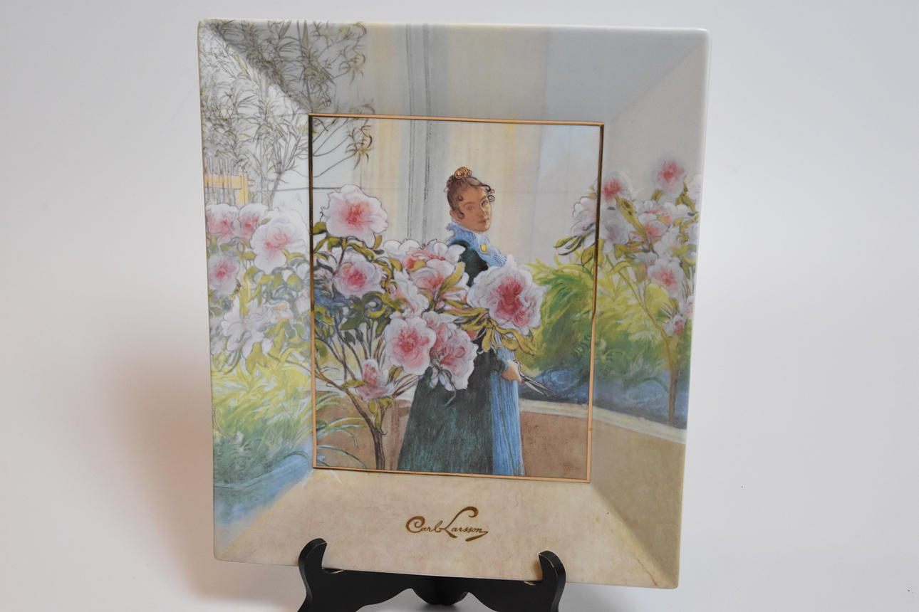 SKÅLFAT, stort porslin Carl Larsson, Goebel numrerad 199/1000.