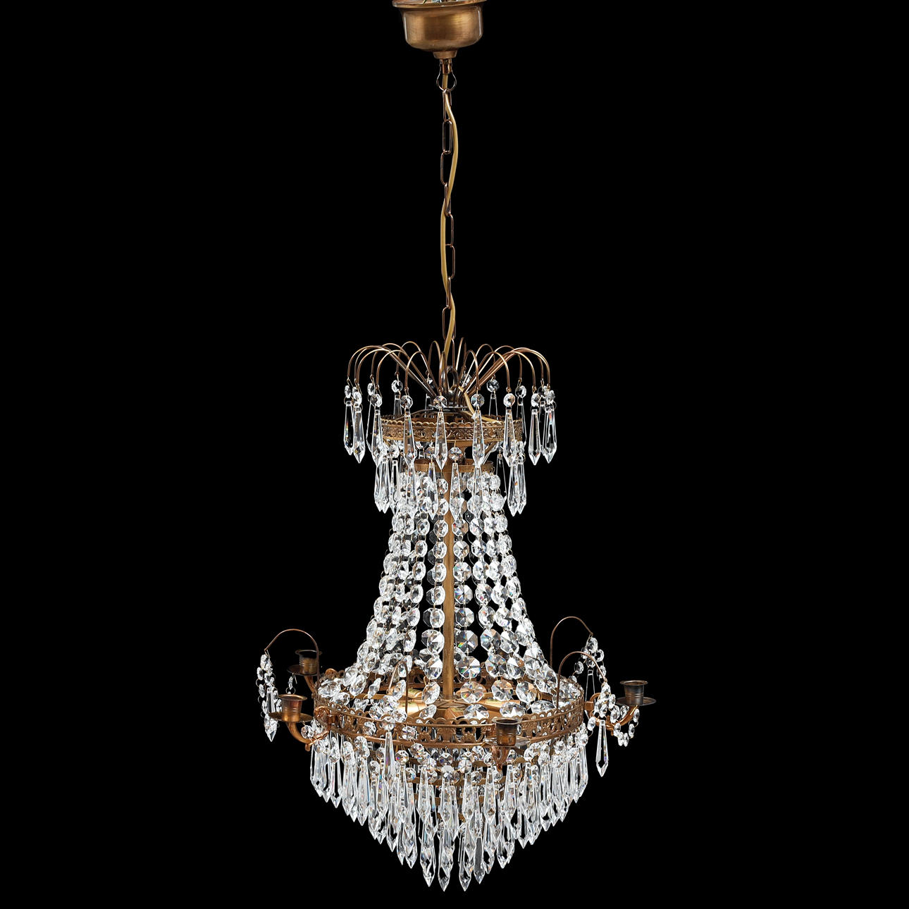 CHANDELIER, 19th/20th century.