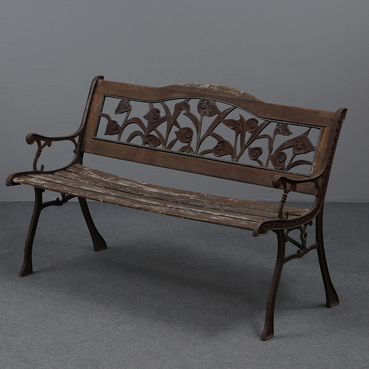 TRÄDGÅRDSSOFFA, GJUTJÄRN, 1900-TAL.