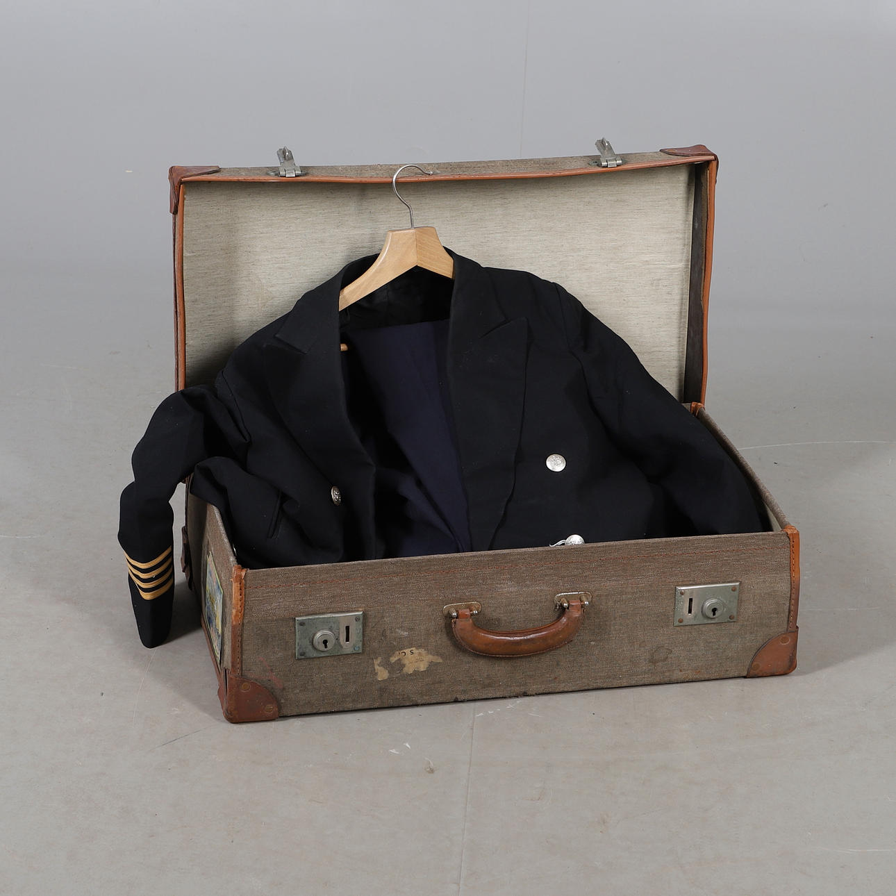 TWO BRITISH AIRWAYS FLYING TUNICS WITH ANOTHER.