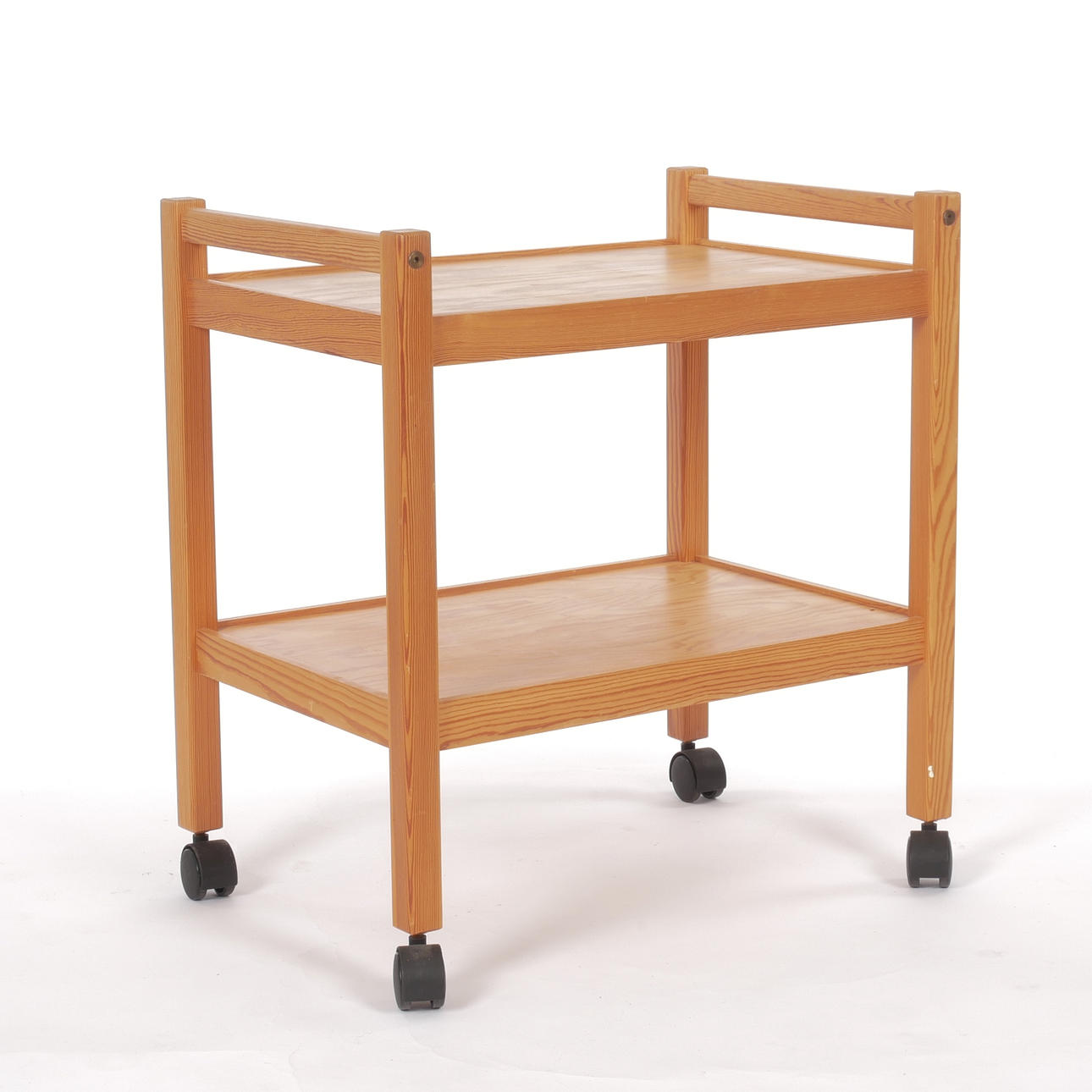 SERVING TROLLEY, pine.